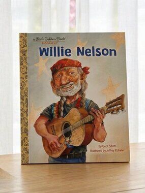 NEW Willie Nelson A Little Golden Book Biography Hardcover Children's Book